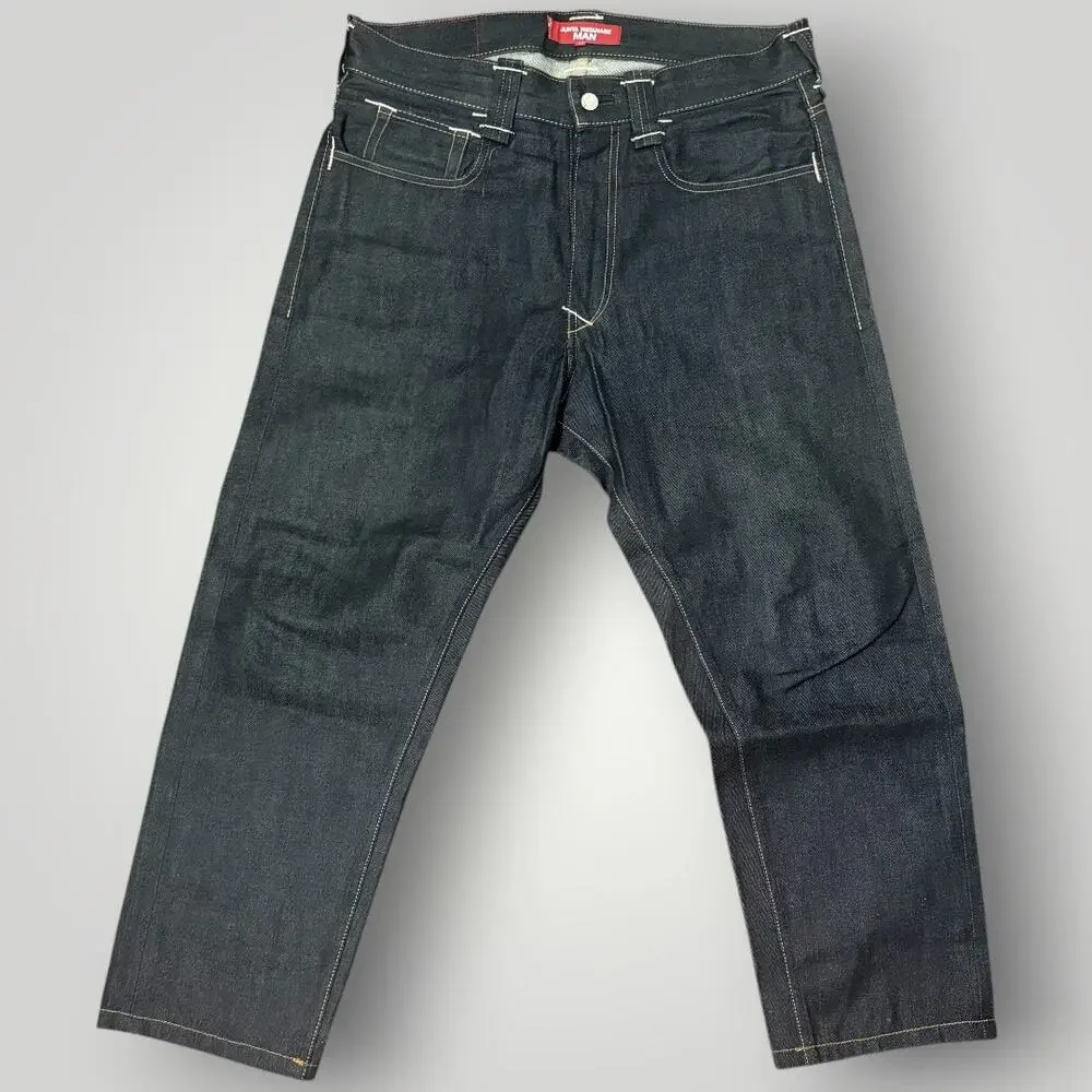 Junya Watanabe MAN x Levis Serape Blanket Pocket Made in Japan Denim Jeans W35